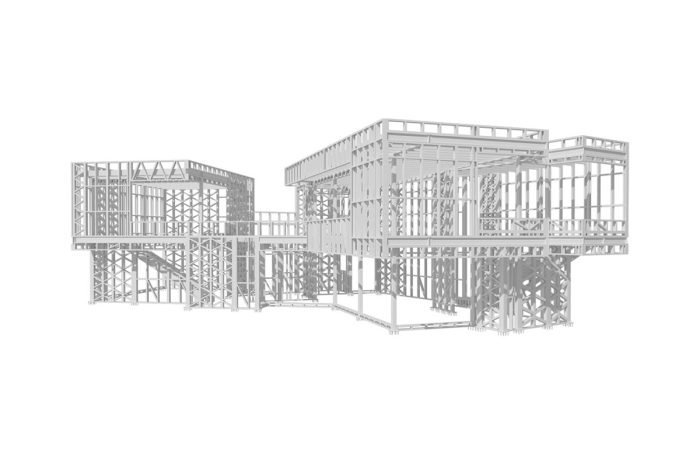 modello-3d-villa-acciaio-ottagono modello-3d-villa-acciaio-ottagono