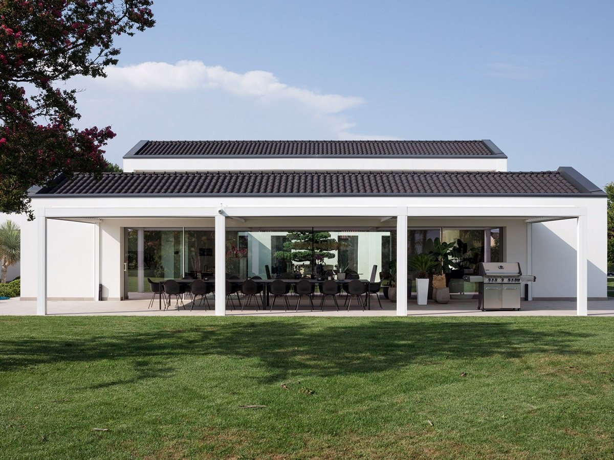 villa con piscina