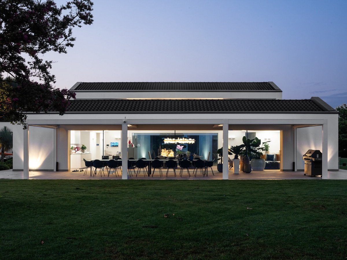 villa in acciaio