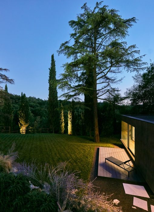 lodge collina in acciaio
